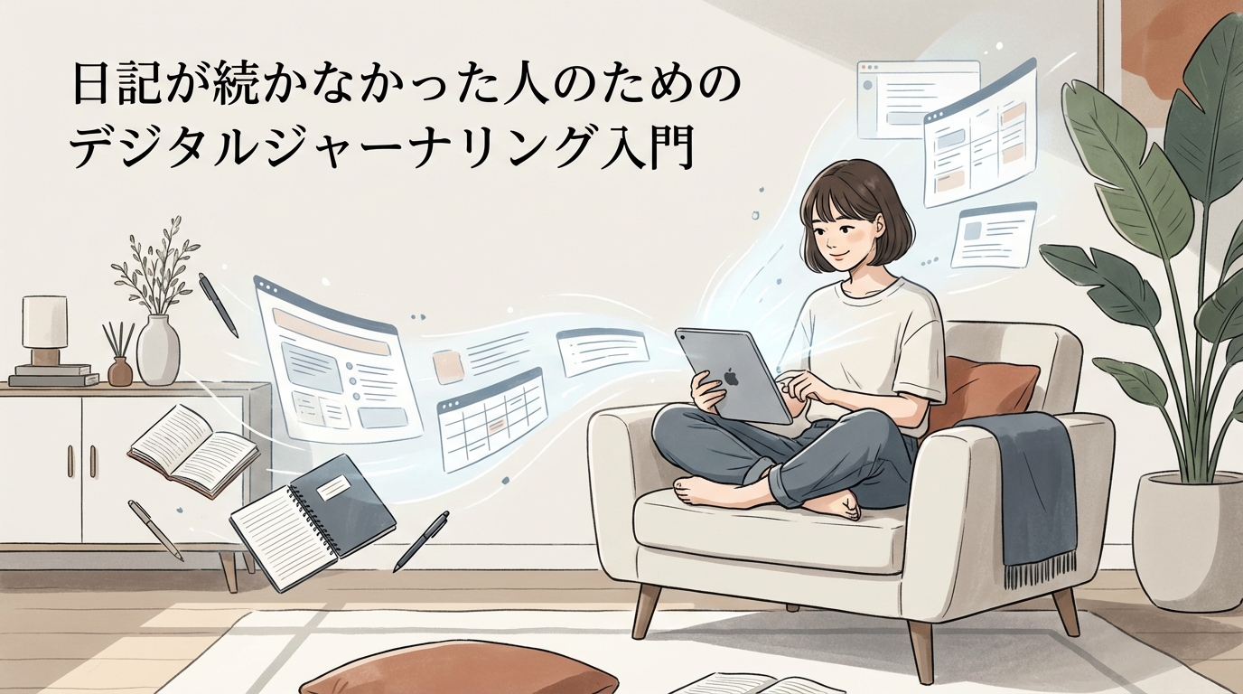 日記が続かなかった人のためのデジタルジャーナリング入門