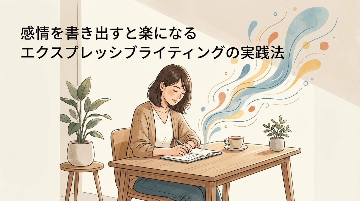 感情を書き出すと楽になるエクスプレッシブライティングの実践法
